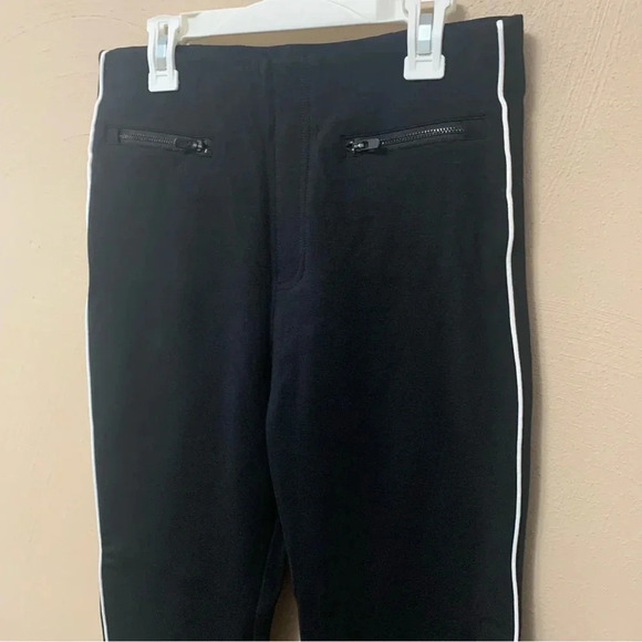 Spanx Perfect Pant in Ankle Piped Skinny Black Size Medium - Picture 7 of 13